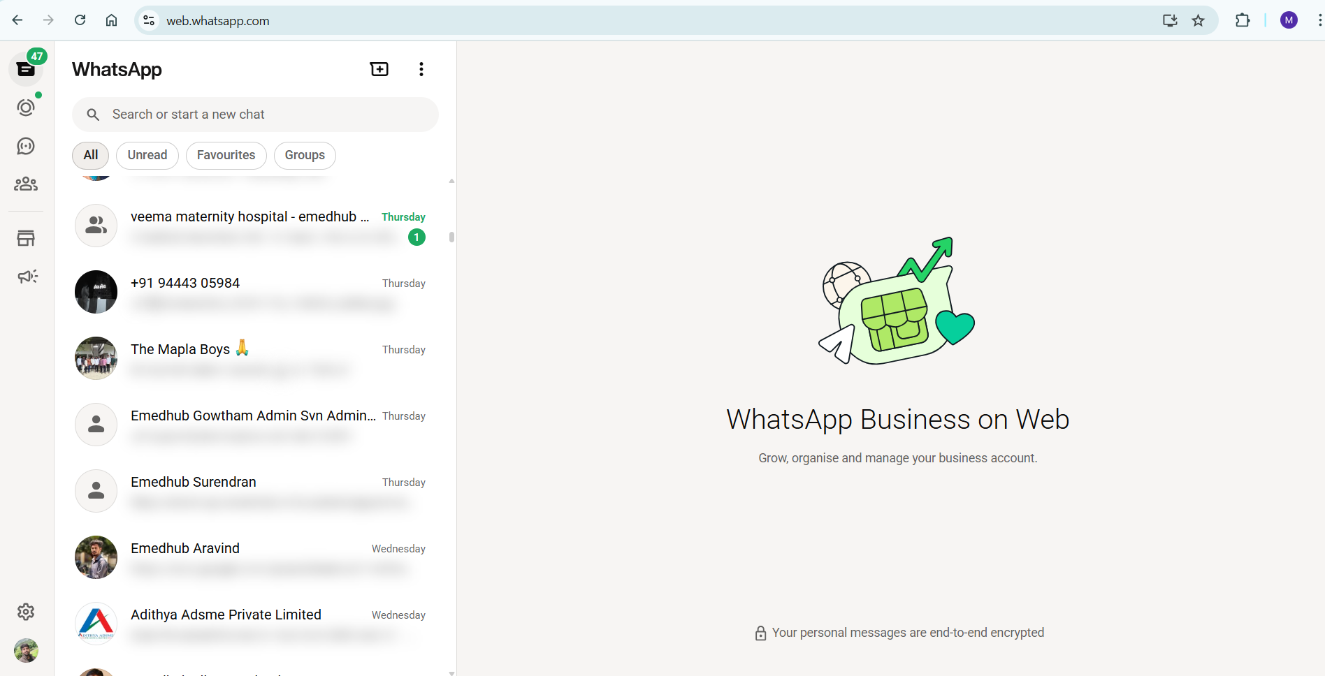How to Blur Whatsapp Web Message